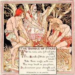 The Bundle of Sticks, illustration från 